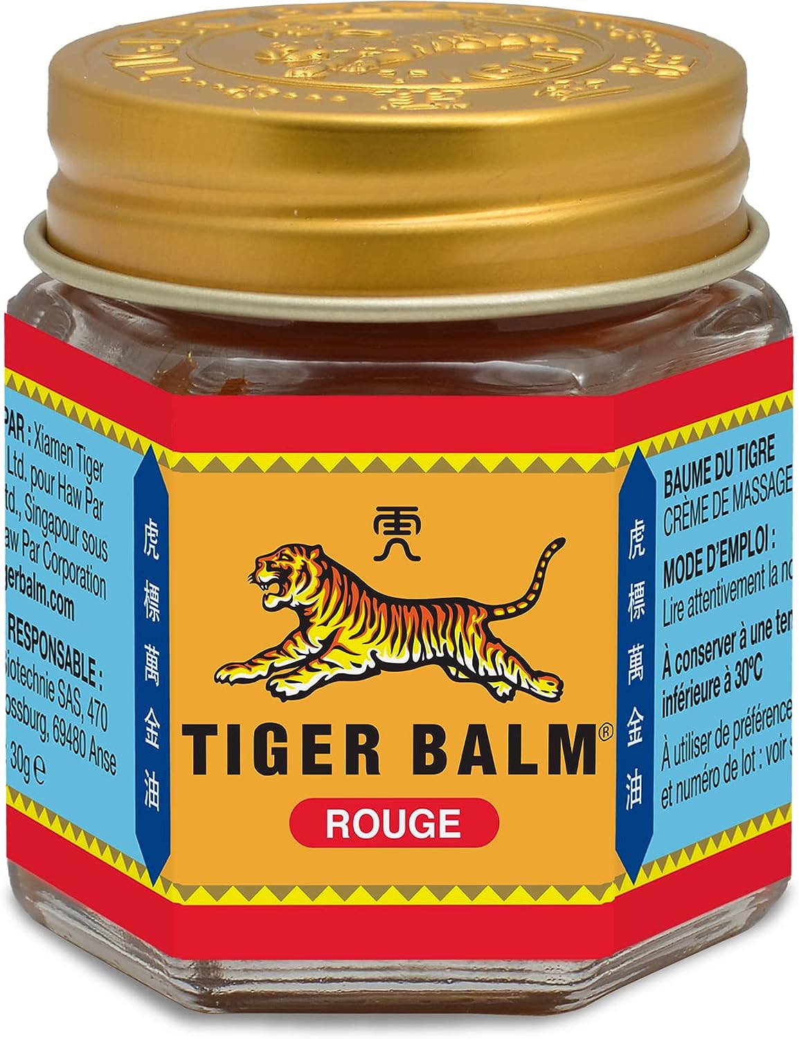 Créme de massage (Tiger Balm rouge)