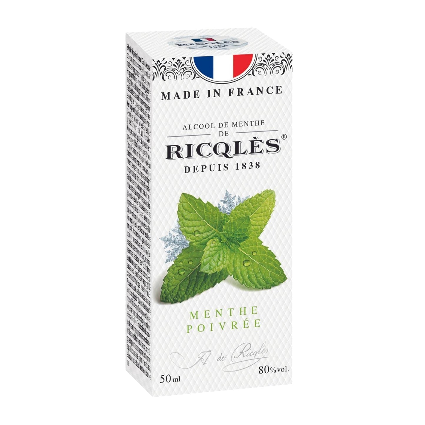 Alcool de menthe poivrée (Ricqlès)